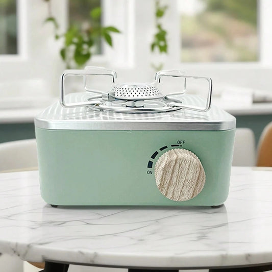 Outdoor Compact Camping Stove, Portable Butane Gas Stove, Cooking Burner, Picnic Hot Pot Stove, Boiling Water Cartridge Stove (Without Igniter)