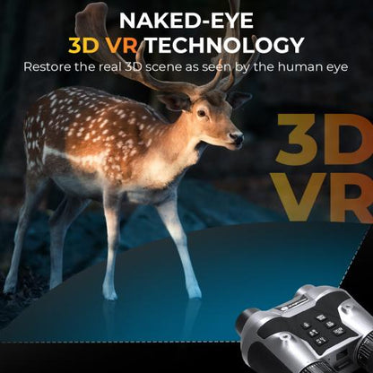 Head-Mounted Night Vision Binoculars 3D VR 700m 6X Zoom Nightline