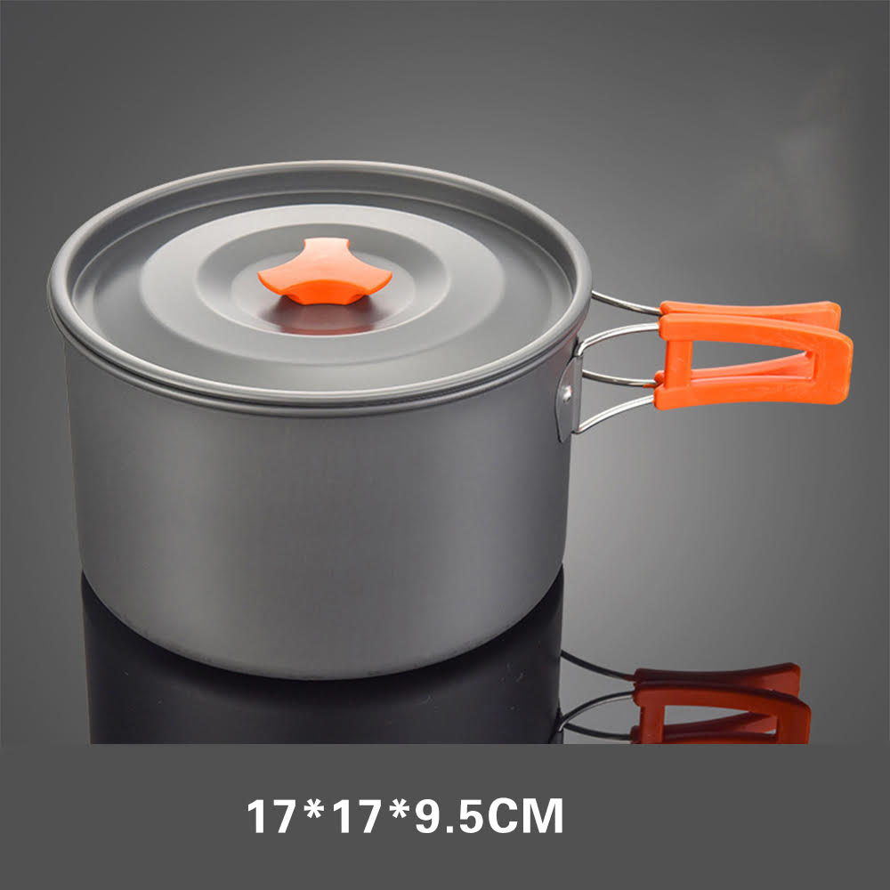 3–4 Person Aluminium Alloy Camping Cookware Set